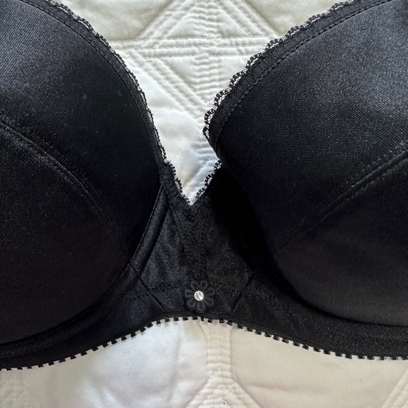 Dominique 40C Black Strapless Bra NWT - Picture 6 of 11